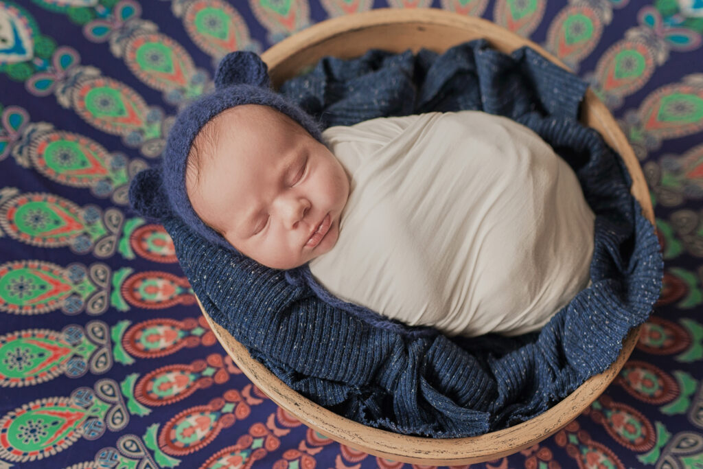 Sleeping newborn baby. Healthy and medical concept. Healthy child, concept of hospital and happy motherhood. Infant baby. Happy pregnancy and childbirth. Children's theme. Baby and childen's goods.